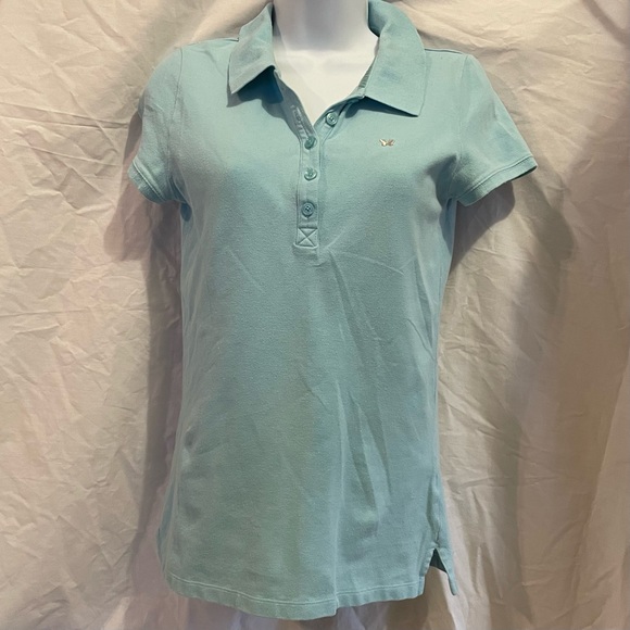 Aeropostale light blue polo short sleeve - Picture 2 of 10